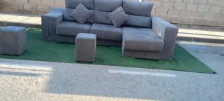 Sofá modular gris 2,60m x 1,40m