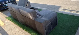 Sofá modular gris 2,60m x 1,40m