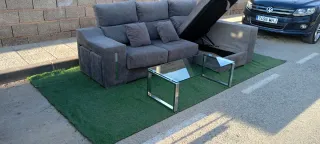 Sofá modular gris 2,60m x 1,40m