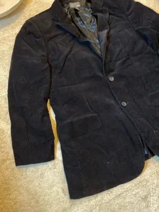 Blazer pana azul marino Y2K retro