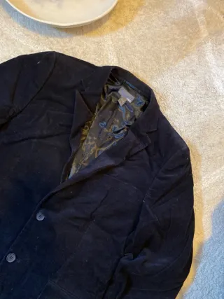 Blazer pana azul marino Y2K retro