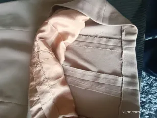 Vestido Nude Manga Francesa