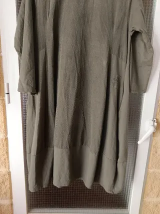 Vestido Talla 48/4XL Tejido Elástico Verde Oliva