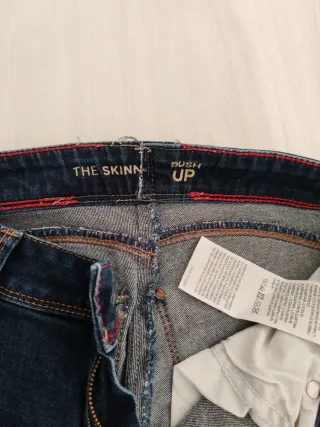 Pantalón vaquero mujer azul