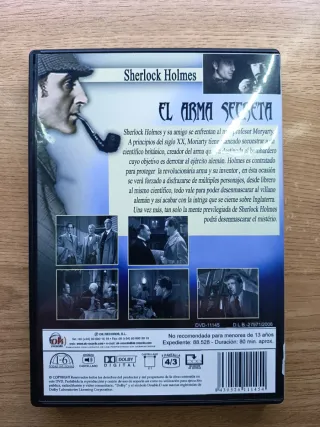 DVD Sherlock Holmes El Arma Secreta