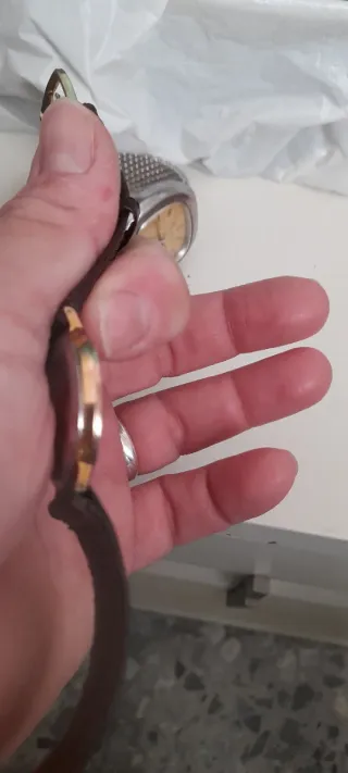 Reloj Certina Oro y Marrón