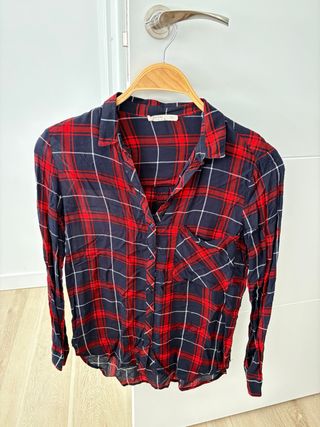 Camisa de cuadros Bershka Talla XS