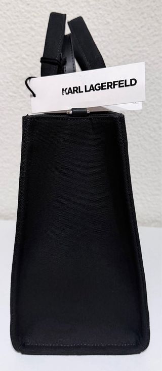 Bolso Karl Lagerfeld Negro Pedrería Lona