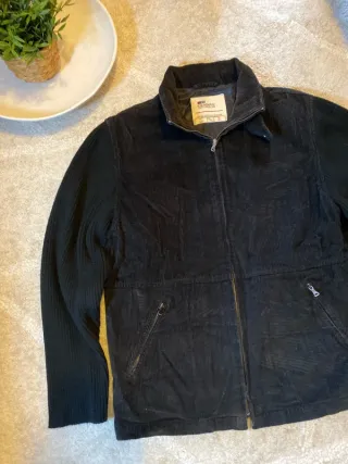 Chaqueta Harrington Pana Negra Retro Y2K 90s Gendi