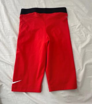Nike Pro Mallas Ciclista Mujer Rojas
