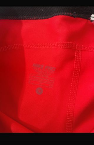 Nike Pro Mallas Ciclista Mujer Rojas