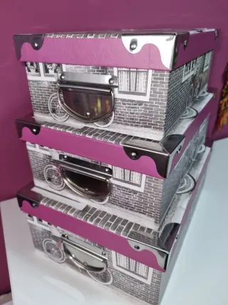 Cajas decorativas bicicleta vintage