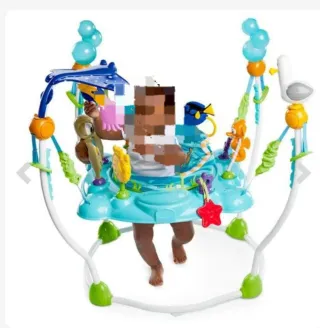 Saltador para bebé temática acuática