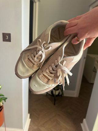 Zapatillas Zara Beige y Rosa