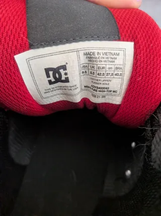 Zapatillas DC Shoes HIGH-TOP 40,5 (pie inter.27,5)