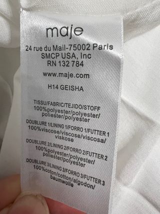 Vestido Maje Negro y Blanco estampado