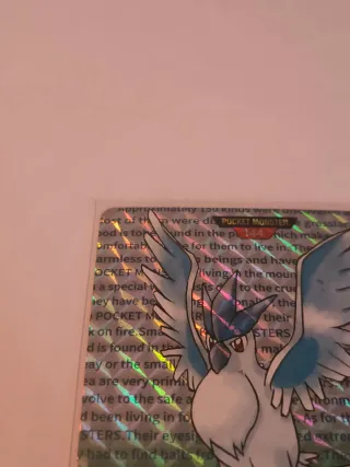 Carta Pokémon Articuno Holo Prism Japonesa