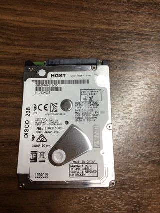 Disco Duro HGST 500GB SATA 6.0Gb/s