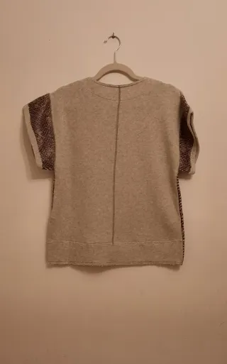 Jersey o chaleco manga corta estampado