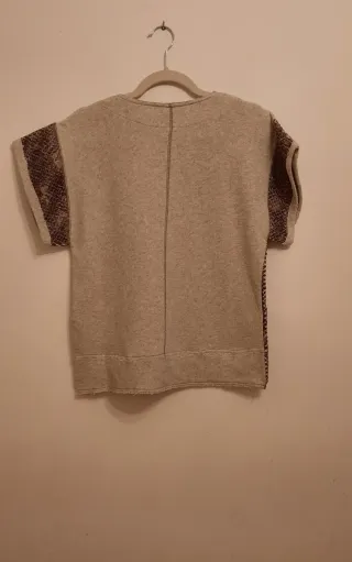 Jersey o chaleco manga corta estampado