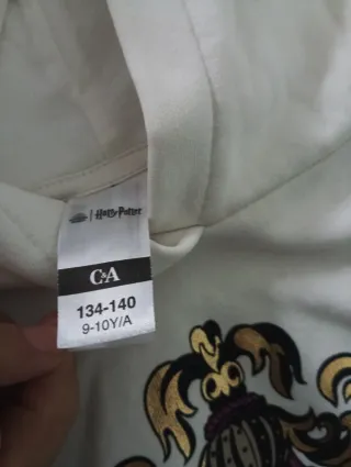Sudadera Crop Top Harry Potter talla 10 años