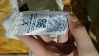 Maglia Louis Vuitton bianca con monogram (desc)