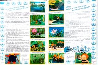 Álbum cromos Las aventuras de la abeja Maya