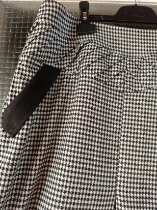 Falda Vichy Talla 44/XL Adorno Delantero