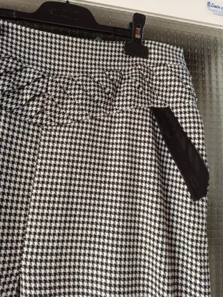 Falda Vichy Talla 44/XL Adorno Delantero