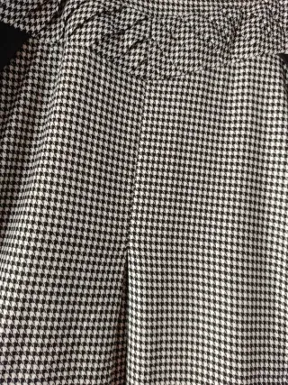 Falda Vichy Talla 44/XL Adorno Delantero