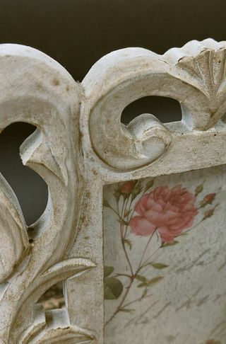 Cornice shabby chic artigianale