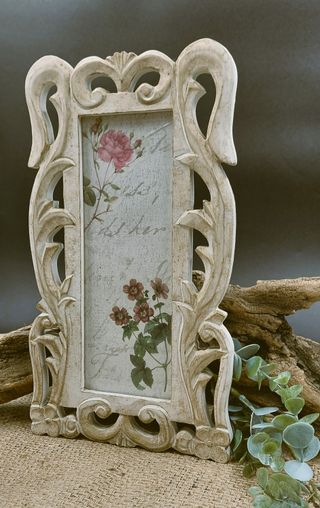 Cornice shabby chic artigianale