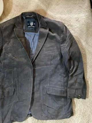 Blazer Americana Pana Gris Sweetwear Made in UK