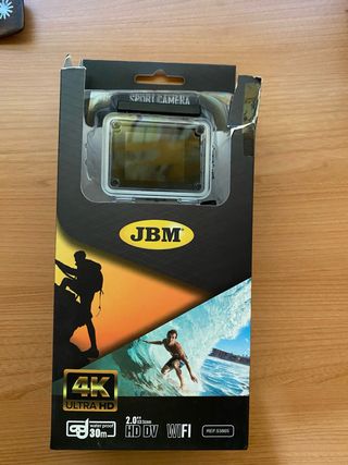 Cámara Deportiva JBM 4K Ultra HD WiFi Sumergible