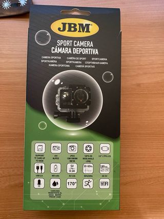 Cámara Deportiva JBM 4K Ultra HD WiFi Sumergible