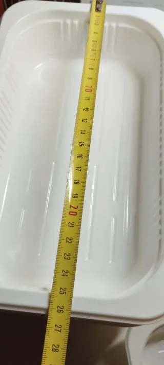 Bandejas de plástico apilables