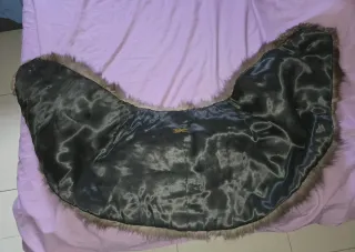 Bolero o cuello de piel de zorro