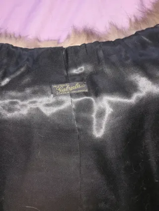 Bolero o cuello de piel de zorro