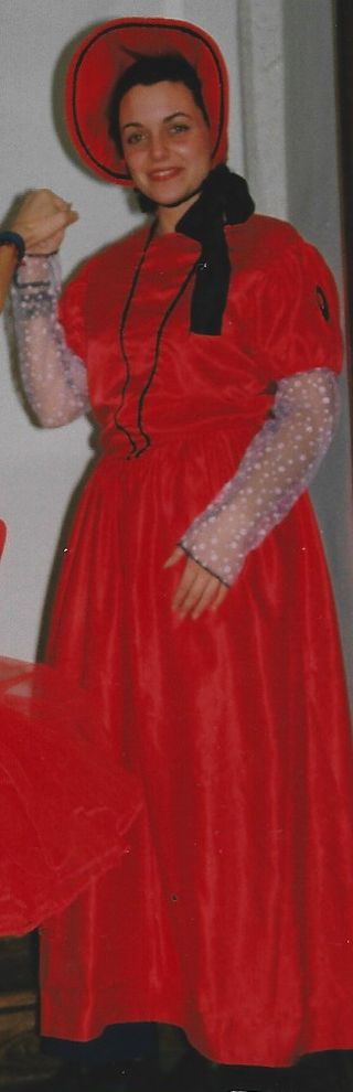 Disfraz rojo talla única