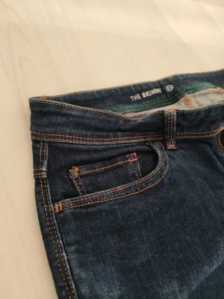 Pantalón vaquero mujer azul