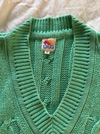 Jersey verde trenzado