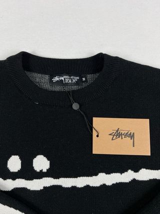 Jersey Stüssy Negro Blanco Talla M