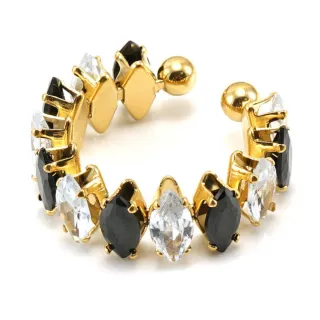 Anillo Eclipse Ajustable Chapado Oro 18k