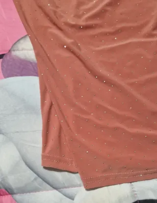 Completo donna rosa glitter