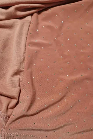 Completo donna rosa glitter