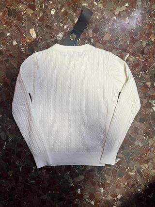 Jersey Polo Ralph Lauren Blanco Trenzado