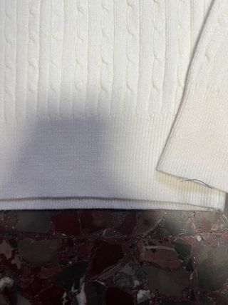 Jersey Polo Ralph Lauren Blanco Trenzado