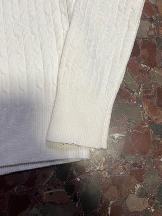 Jersey Polo Ralph Lauren Blanco Trenzado