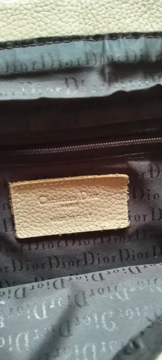 Bolso Christian Dior Gaucho by Galliano Beige