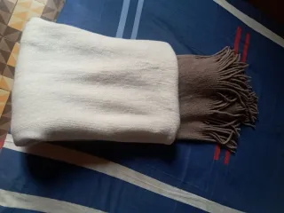 Chaleco bufanda degradado con flecos